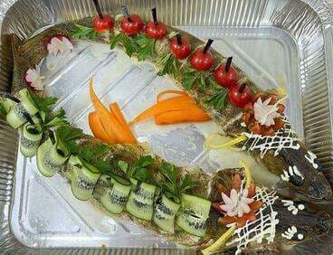 Судак запеченный порционный