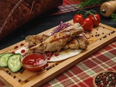 Мини шашлычки из курицы