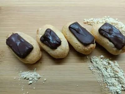 Пирожное "Мини эклеры ванильные с шоколадом"