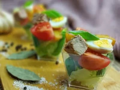 Салат «Нисуаз» в верине