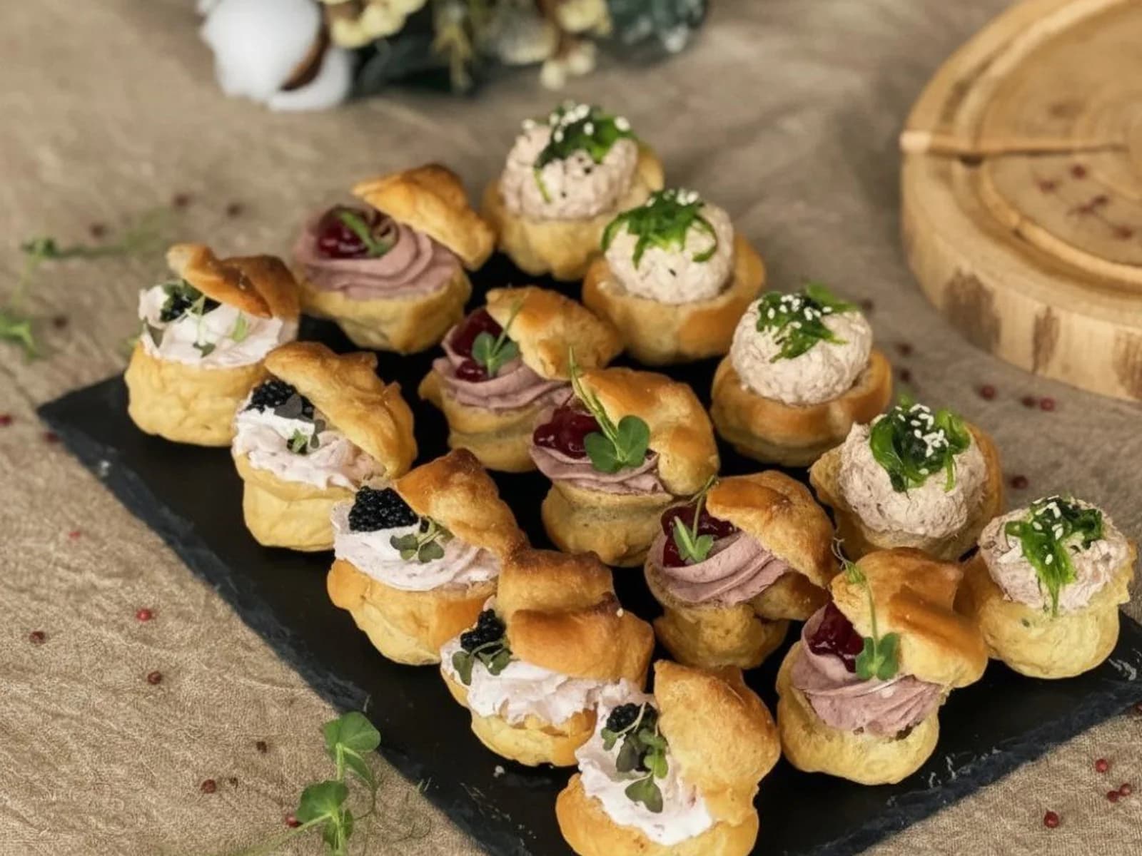 Микс профитролей,30 шт.