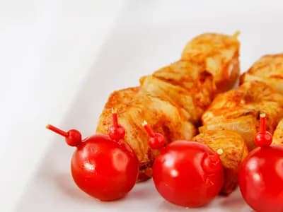 Гусеничка - шашлычок из индейки