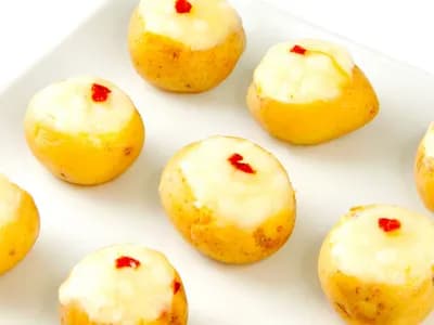 Беби картофель фаршированный