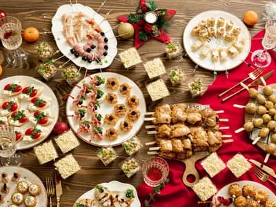 Праздничный, новогодний фуршет на компанию 10-12 персон