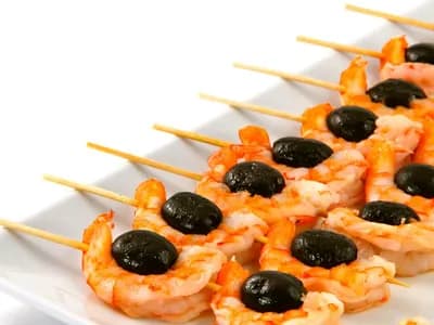 Шашлычок из креветок