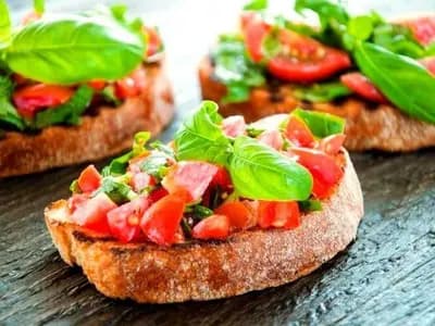 Брускетта с запечеными овощами (10шт)