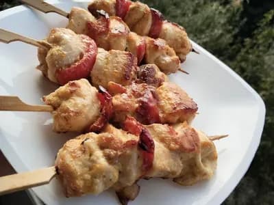 Куринные шашлычки 5 шпажек