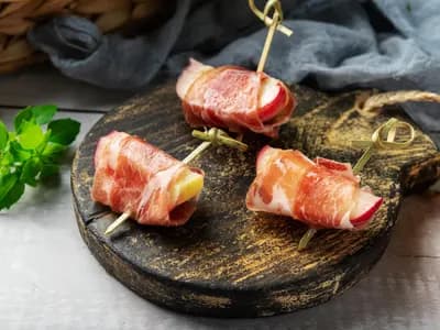 Канапе хамон с персиком 10 штук