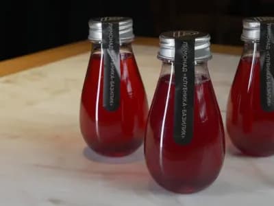 Лимонад Клубника-базилик