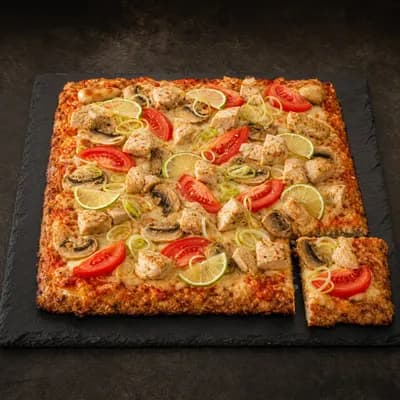 Мясная пицца "Том Ям с курочкой" большая
