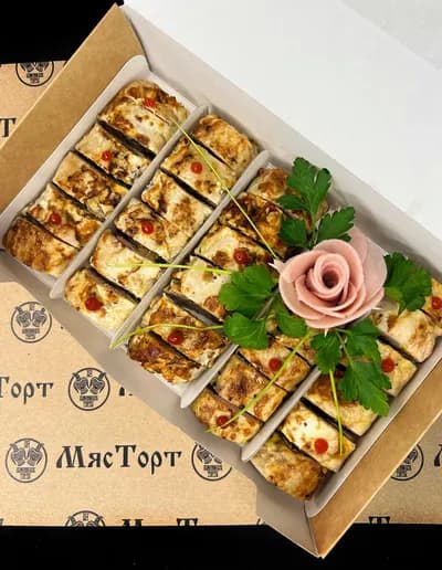 Безрисовые роллы "Курочка в грибной пасте" 30 шт