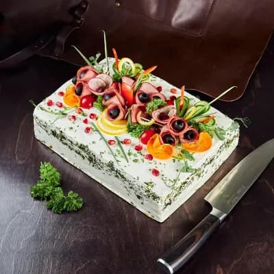 Мясной торт Телятина Су-Вид