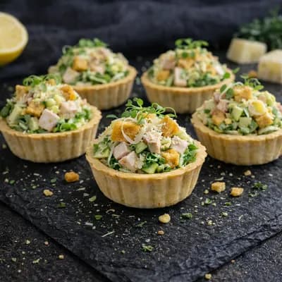 Тарталетка Биг «Цезарь с курицей» | 70 г