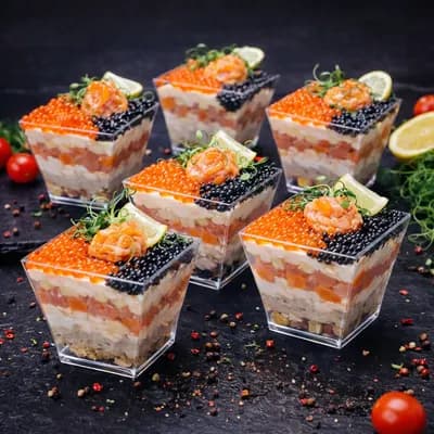 Трайфлы "Сёмга с икрой" 200г