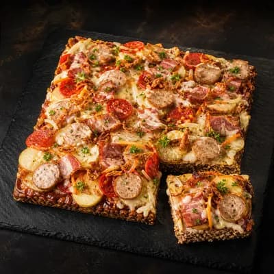 Мясная пицца Бульбанара большая