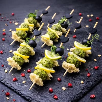 Шпажки "Моцарелла Шпинат" 20г