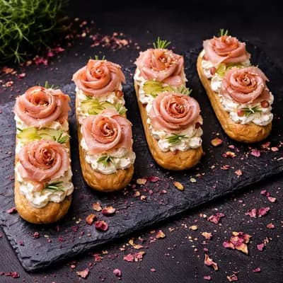 Эклеры "Копченая говядина"