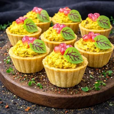 Тарталетки мясные "Курочка Тика Массала" 60 шт