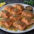 Форель порционная, запечённая с мёдом и горчицей