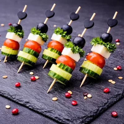 Шпажки "Овощные с сыром" 20г
