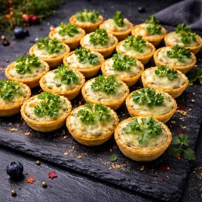 Киш «Грибной с курочкой и сыром"