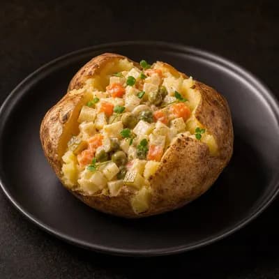 Крошка-картошка с наполнителем «Оливье» — порция 350 г