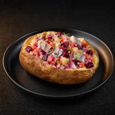 Крошка-картошка с наполнителем «Селёдка под шубой» — порция 350 г