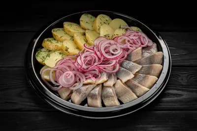 Селедка с картофелем