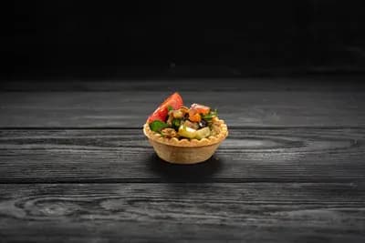Мини тарталетка с печеными овощами 10 шт.