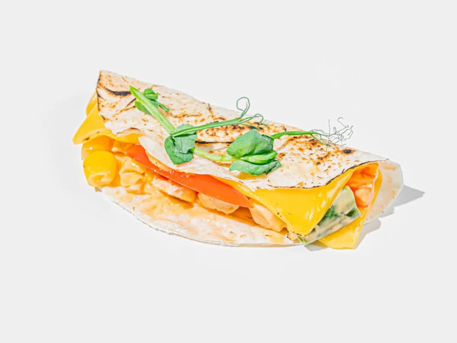 Мини-кесадилья с курицей