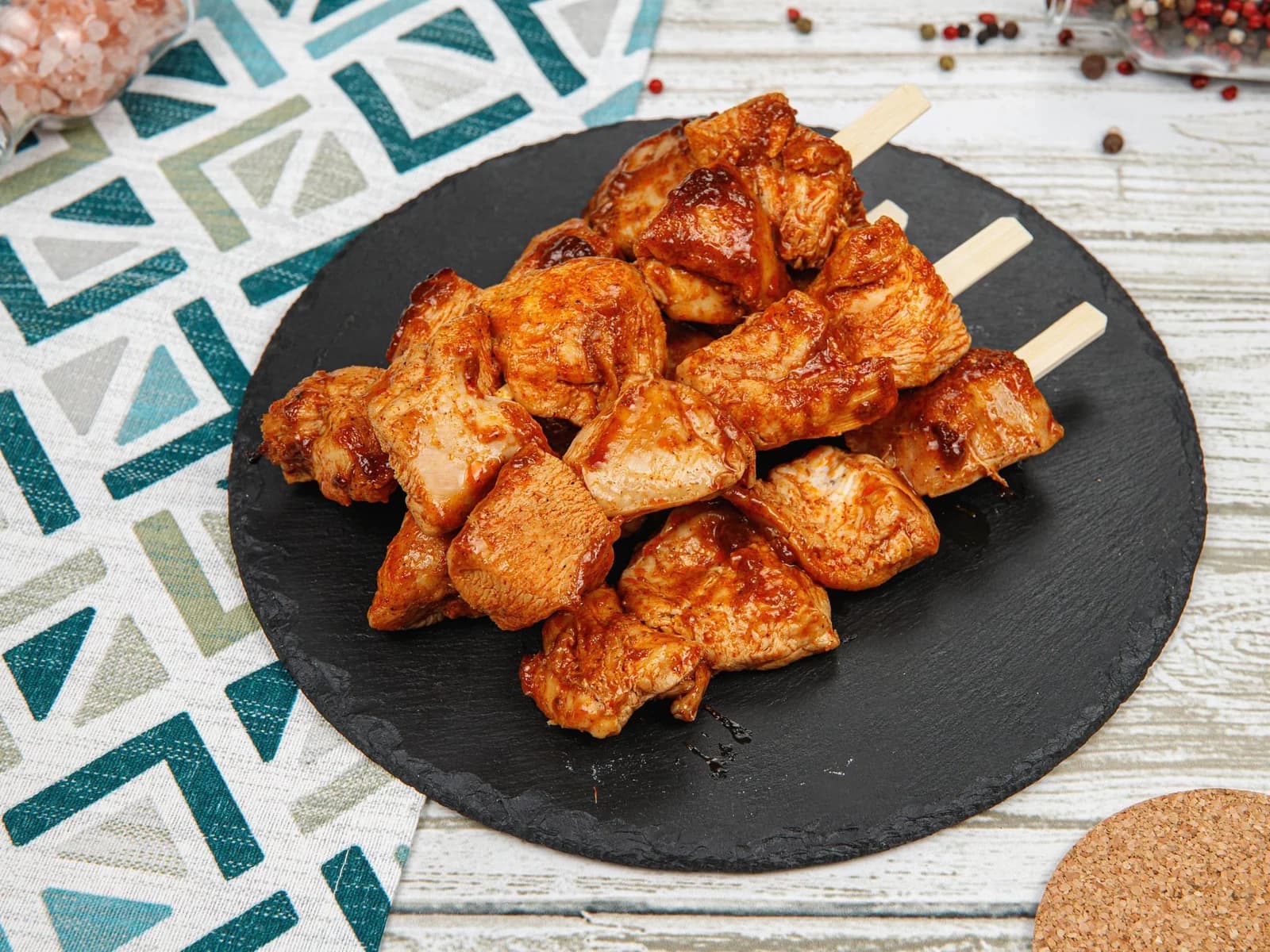 Шашлык из куриной грудки 90гр.