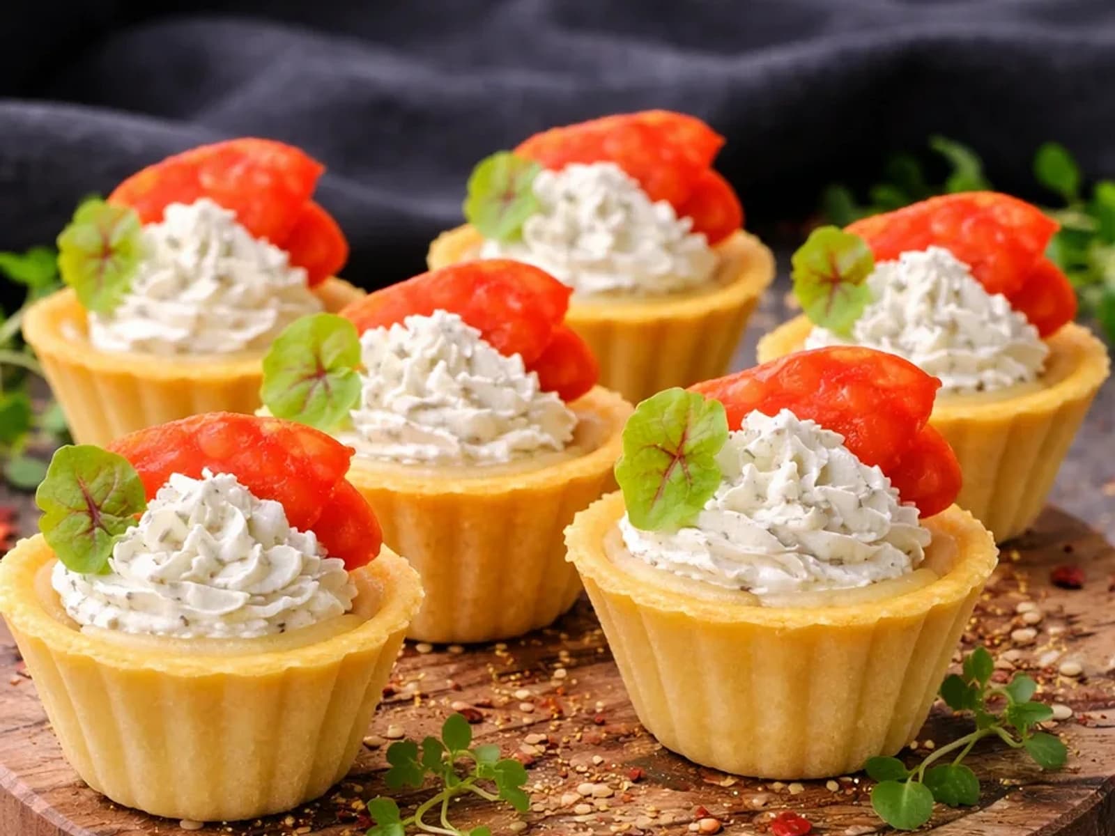 Тарталетки мясные "Гратен Пепперони" 20г