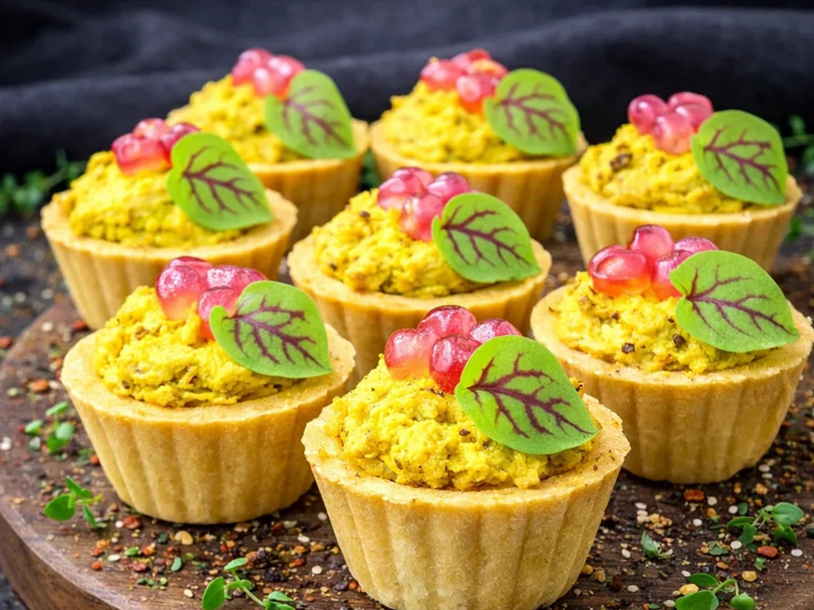 Тарталетки мясные "Курочка Тика Массала" 60 шт